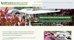 Desktop Screenshot of edenparkgardencentre.co.uk